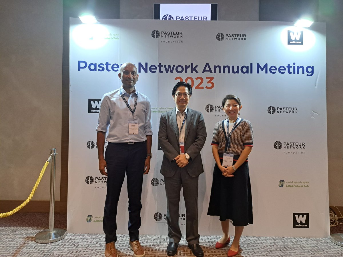 🌍Delighted to be in Tunis for the 2023 #PasteurNetwork Annual Meeting hosted by @Pasteur_Tunis ! @world_epidemic @vijay_lab and Sook-San Wong representing HKU-PRP to discuss pandemic preparedness and collaboration!