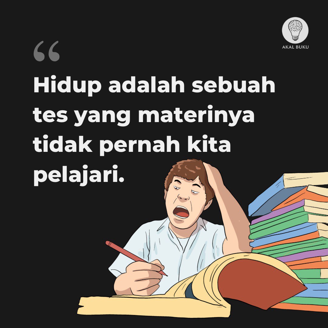 AkalBuku's tweet photo. Kalau banyak gagalnya ya wajar. Namanya juga belum belajar. https://t.co/Y2e7oZTeXl