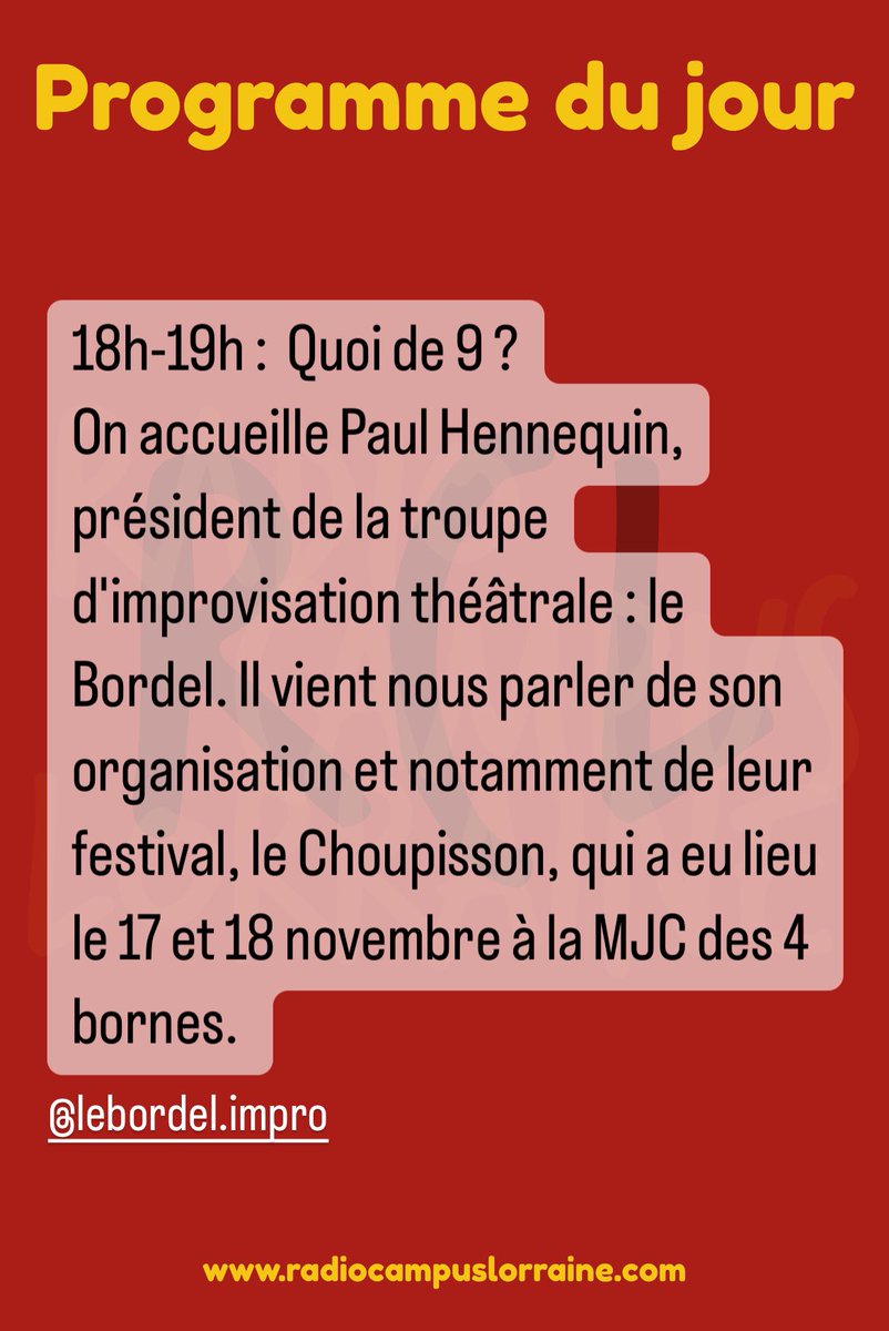 RadioCampus Lorraine tweet media