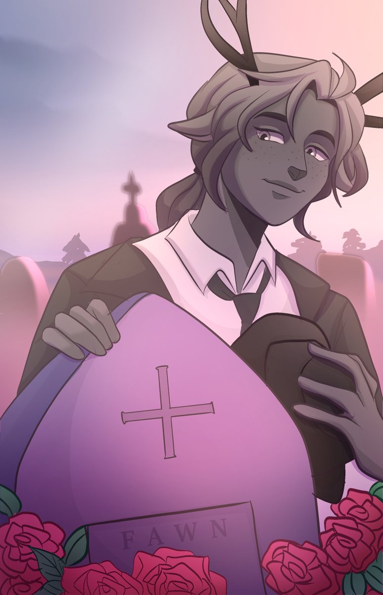 Zidzi02's tweet photo. I got the amazing opportunity to work with @Level99Games to illustrate part of the lore of their character on #BulletUniverse 💜

[You can back their kickstarter here https://t.co/9iWLJlJpoK] https://t.co/dwGoZDPbZV