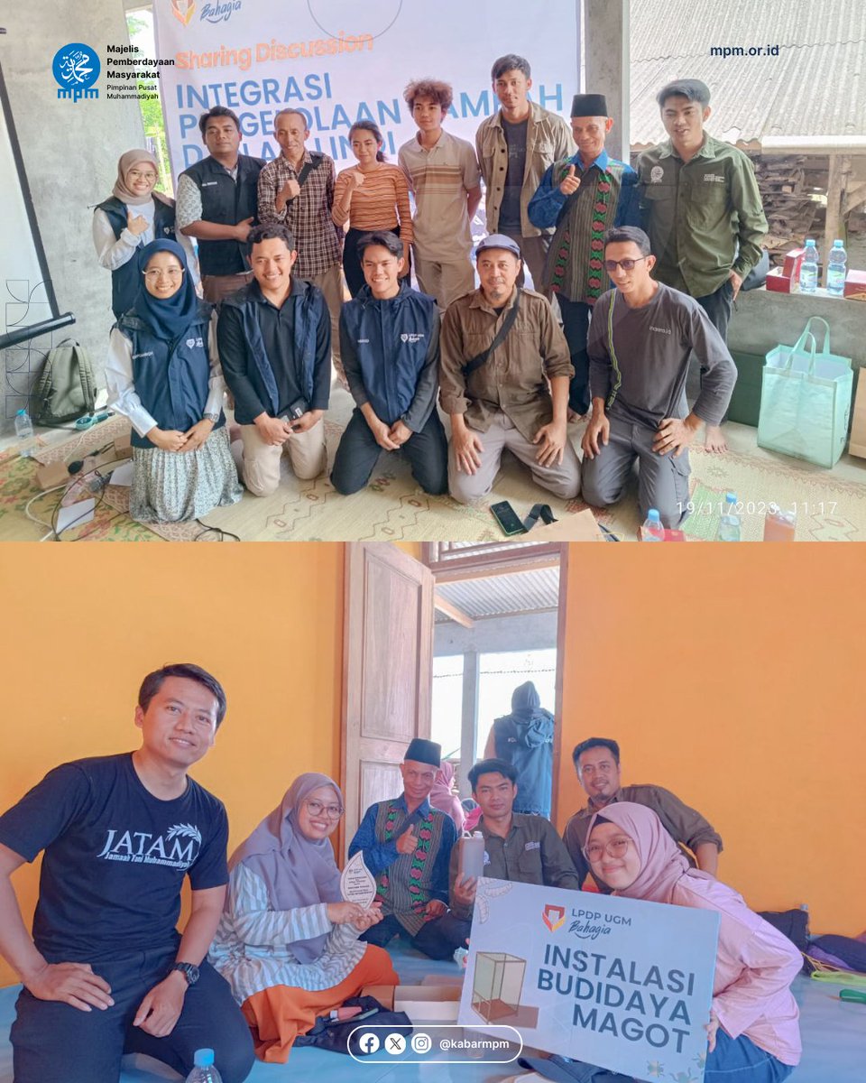 kabarmpm's tweet photo. Derap MPM di Kelompok MARDIKO TPST Piyungan: Kegiatan Intergrasi Pengelolaan Sampah dan Air Lindi bersama Tim Mahasiswa LPDP UGM

Piyungan, 19 November 2023

#KabarMPM #MajelisPemberdayaanMasyarakat #Muhamammadiyah #TPST #Piyungan #LPDP #UGM https://t.co/bzItNZUZwP