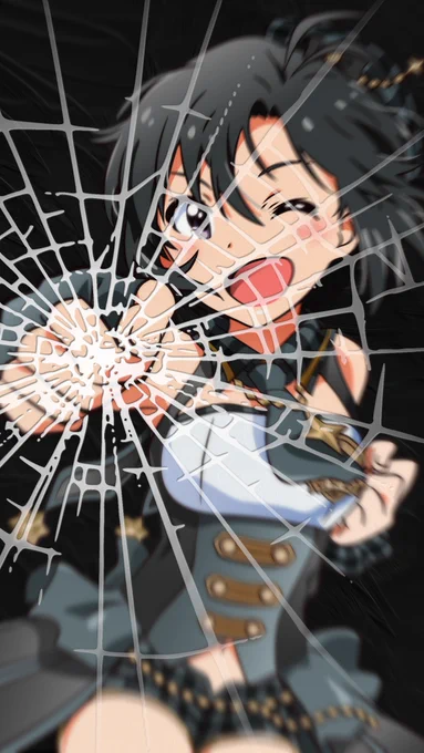 ガラスエフェクトは自炊で ダーンッ!!! 