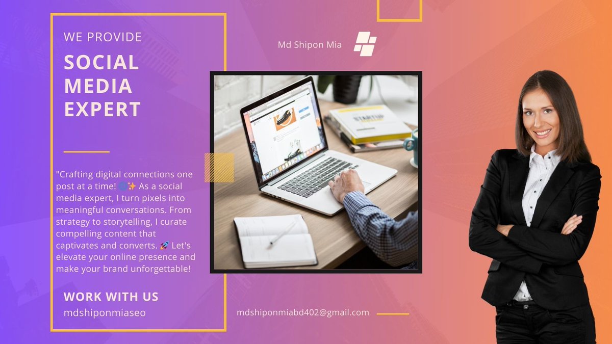 mdshiponmiaseo's tweet photo. "Elevating brands through strategic storytelling. Crafting compelling content that resonates and sparks meaningful connections in the digital realm.#SocialMediaExpert #DigitalStrategist #ContentAlchemy #BrandStoryteller #EngageInspireConvert #SocialMediaMastery #OnlinePresence https://t.co/spT3fnjnoH