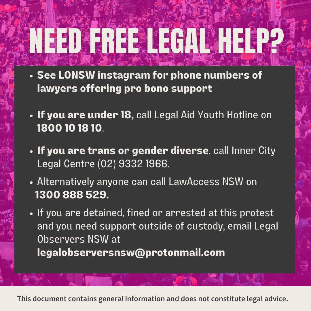 Legal Observers NSW tweet media