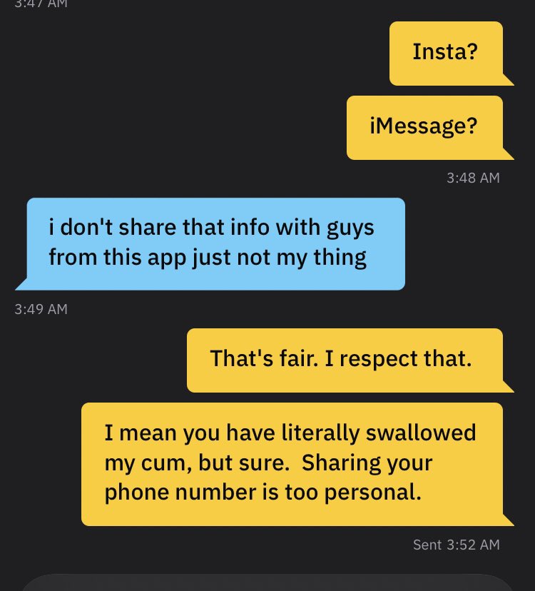 whalebummer's tweet photo. @Grindr put this on a t shirt !!! #grindr #personal @49eerfc did you say his to @mazzaristeve ? #dollarita https://t.co/f8kH0s0Cis