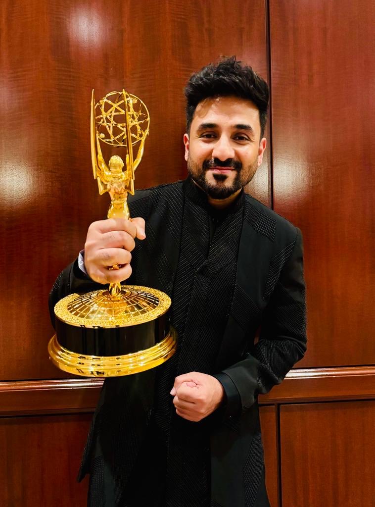 Hearty congratulations to #VirDas for winning an Emmy for @NetflixIndia original #VirDasLanding 🥳🏆