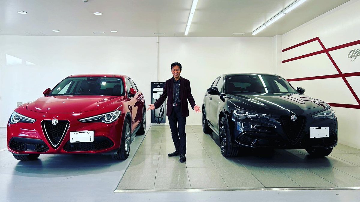 AkashiYamane's tweet photo. STELVIOからSTELVIOへ
赤から黒へ
ガソリンからディーゼルへ

#alfaromeo #stelvio #alfaromeostelvio 
#アルファロメオ #ステルヴィオ https://t.co/WnbYp4gCFb