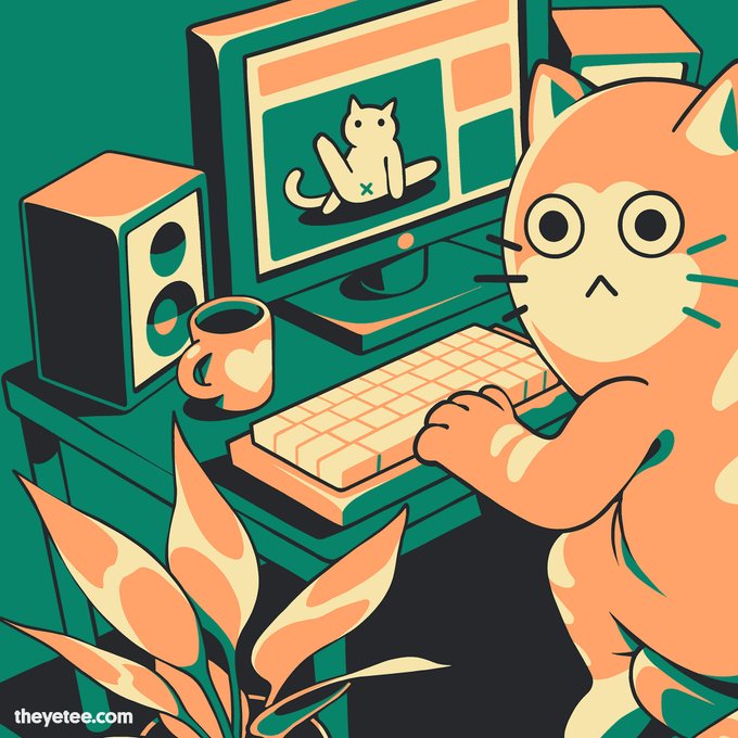 「猫 コンピューター」のTwitter画像/イラスト(新着)