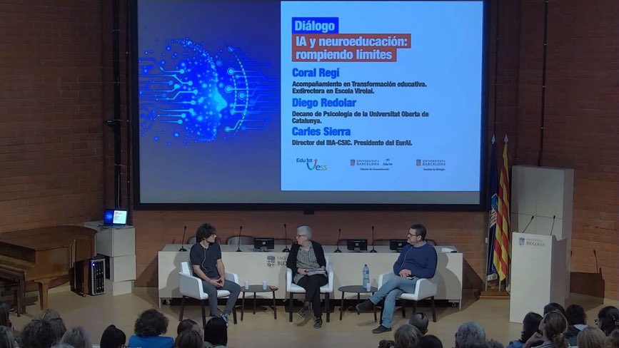 macisnerosg's tweet photo. ¡Regresando #virtualmente a la UB.!
“Pienso que el mayor #reto educativo ante la #IA no es integrarla al aula, sino seguir mirando de manera más profunda nuestra humanidad “. 🧠
“Que el #SustratoNerviosodelRefuerzo,sirva, en principio, para consolidar aprendizajes de valor.”🇲🇽 https://t.co/dIdVm8177d