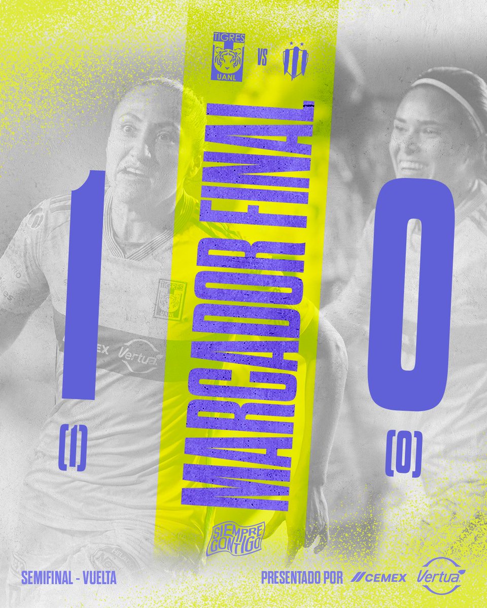 TigresFemenil's tweet photo. ¡¡¡¡ESTAMOS EN LA GRAN FINAL!!!! 🐯🔥

Marcador @CEMEXMx 

#SiempreContigo 👊
#EstoEsTigresFemenil 🐯 https://t.co/wDpKeYfnMy