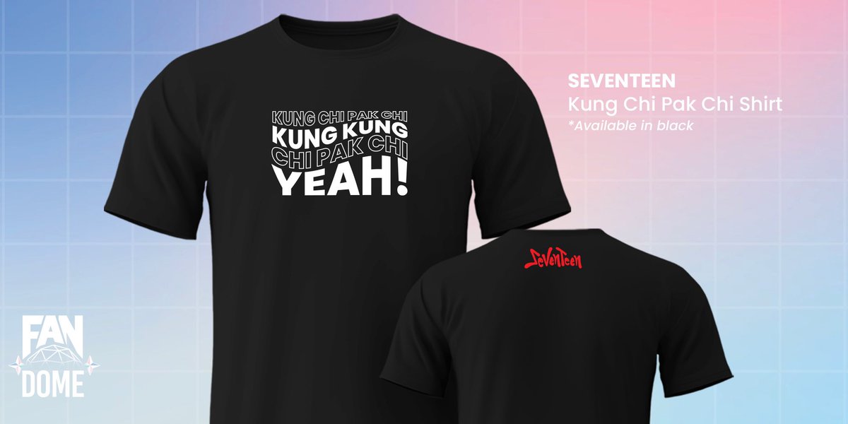 fandome_ph's tweet photo. Calling all Carats! Are you ready to Kung Chi Pak Chi with SEVENTEEN? 💃🏻🕺🏻

You better be, because our God of Music-inspired shirts and Follow Tour totes are now up for pre-order!

Fill out the form below to secure yours now!
https://t.co/tVz8jkWVfd https://t.co/scZgivoBZL