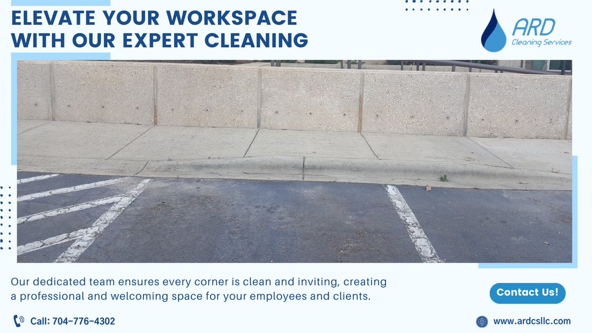 ArdCleaning's tweet image. 🌟 Ready to level up your workspace? Our expert cleaning services go beyond the basics, crafting an environment that sparks creativity and success.✨🏢 Elevate your office experience with us!💼✨

☎: 704-776-4302
🌐: ardcsllc.com/commercial-cle…

#WorkspaceElevation #OfficePerfection