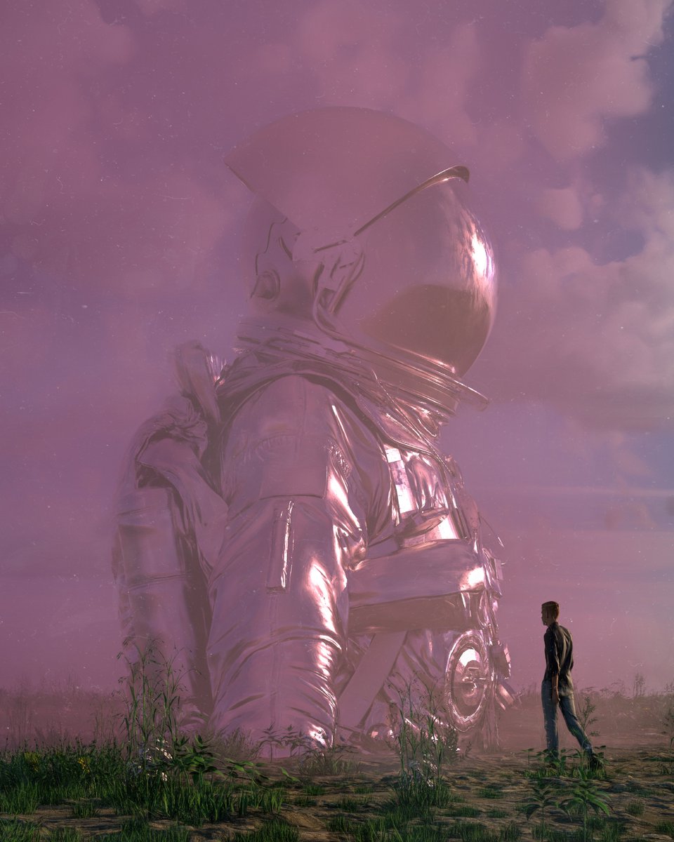 beeple's tweet photo. PINK CLOUD https://t.co/upNPf53T6c