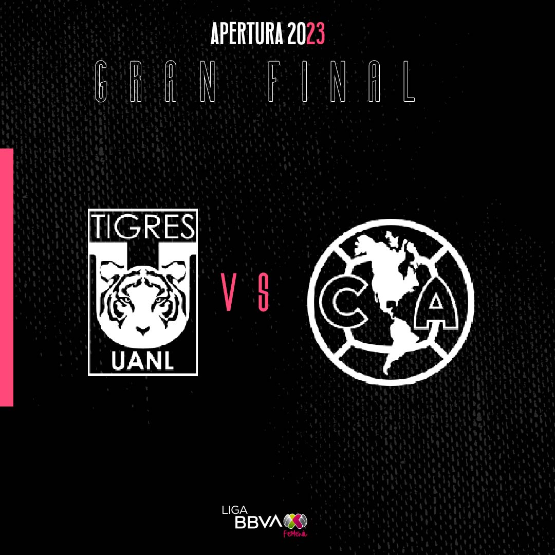LigaBBVAFemenil's tweet photo. La GRAN FINAL 🏆

Quedó definido el último capítulo del torneo y el más importante. 🤩✨

📌  @TigresFemenil se medirá a @AmericaFemenil para pelear por la corona y ser 👑 CAMPEONAS de la Liga MX Femenil.

#VamosPorEllas👊🏼 https://t.co/7cNABUrwiI