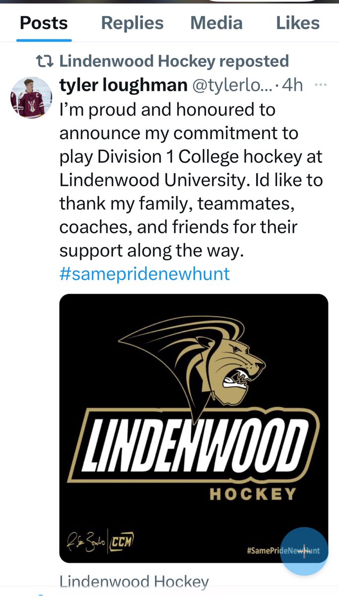 LoughmanTim's tweet image. So proud of you Tyler…looking forward to joining the LU Hockey Family and watching the next chapter…#commitmemt