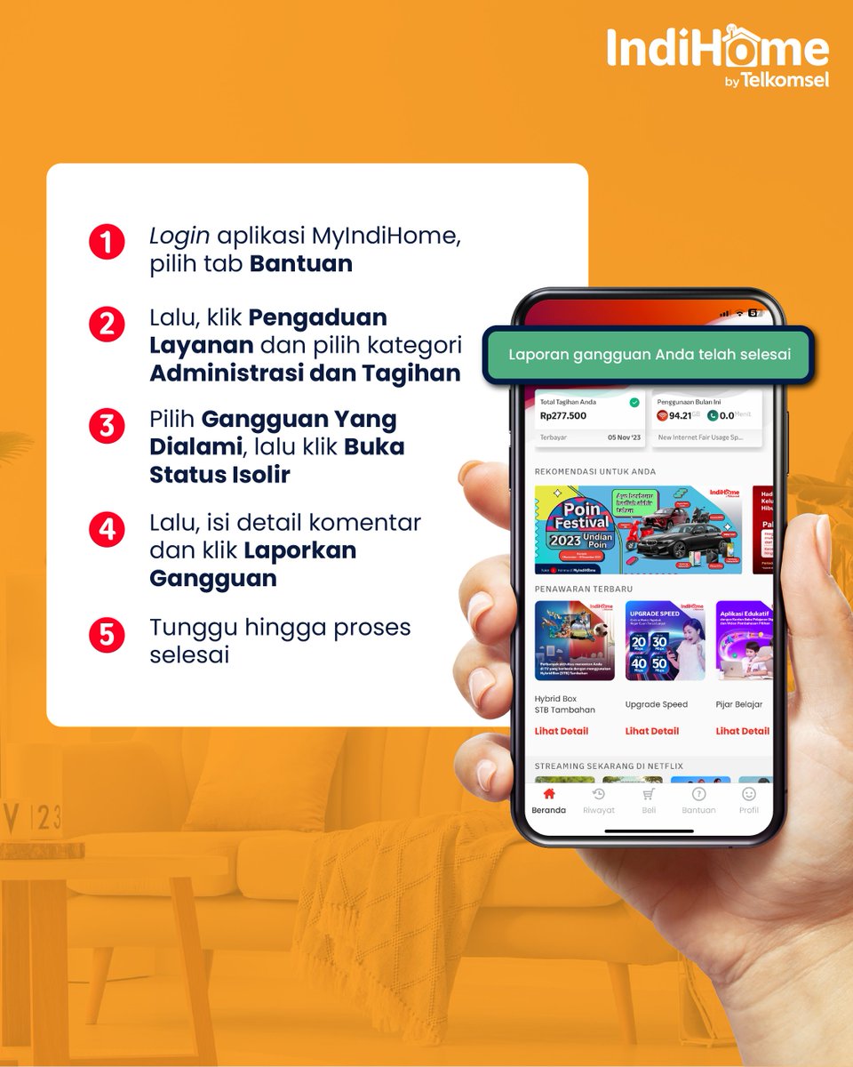 IndiHomeCare tweet media