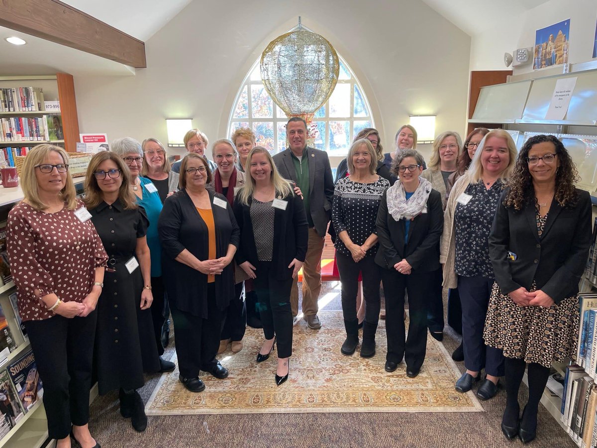 I had the opportunity to meet with Library directors from throughout the 1st Senate District to discuss programs & state support for the region's libraries. I am proud of the time I spent on the Board of Directors for my local library I will always support our libraries