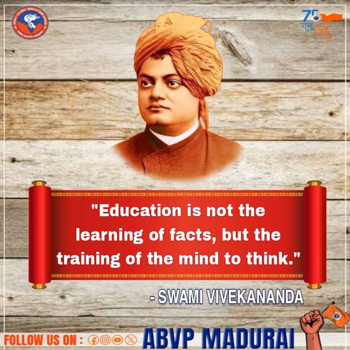 QUOTES OF THE DAY
#quotesdaily #swamivivekanandaquotes @ABVPSouthTN