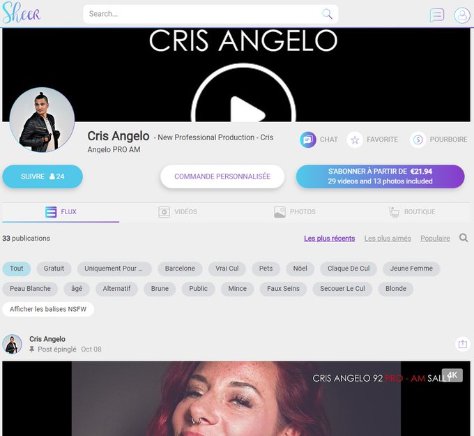 My Studio :  https://t.co/odEDgsQlVM @sally_570 @CrisAngelo92   @legaporno1  Follow and RT https://t<a class="tags" target="_blank" title="On Twitter" href="/?out=eyJ0eXAiOiJKV1QiLCJhbGciOiJIUzUxMiJ9.eyJpYXQiOjE3MjE1NjE3MzIsImlzcyI6InR3cG9ybnN0YXJzLmNvbSIsIm5iZiI6MTcyMTU2MTczMiwiZXhwIjoxNzUzMDk3NzMyLCJyZWRpcmVjdF91cmwiOiJodHRwczovL3R3aXR0ZXIuY29tL3NhbGx5XzU3MCJ9.V8WFcS5PbcAuzs14cnr9DeSNTLiM8tpPeUJkT4KSELaCMLTGRi3ipzIh4_gnh-2SItChhCFUeb4AnY04CENgZg">@sally_570</a><a href="/tag/spain"class="tags"><span>#spain</span></a><a href="/tag/barcelona"class="tags"><span>#barcelona</span></a><a href="/tag/french"class="tags"><span>#french</span></a><a href="/tag/bbw"class="tags"><span>#bbw</span></a><a href="/tag/mature"class="tags"><span>#mature</span></a>