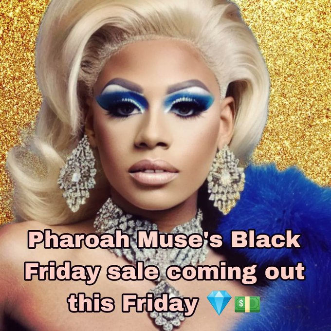 Pharoah Muse's Black Friday sale coming on Friday.  #domina #crossdresser #femboy #sissyboy #blackfridaysale<a href="/tag/sale"class="tags"><span>#sale</span></a><a href="/tag/domina"class="tags"><span>#domina</span></a><a href="/tag/iphone"class="tags"><span>#iphone</span></a><a href="/tag/blackfriday"class="tags"><span>#blackfriday</span></a><a href="/tag/blackfridaysale"class="tags"><span>#blackfridaysale</span></a>