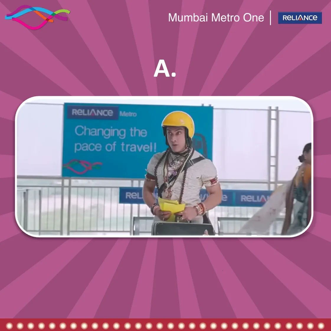 MumbaiMetro01's tweet photo. ππ¬ Lights, Camera, Metro Action!ππ₯ Can you spot the famous movie filmed at our Mumbai Metro One? π΅οΈββοΈ Join the movie mania, guess the titles and show your knowledge and Love for Movies π¬ #MetroMovieMystery #FilmBuffChallenge #MumbaiMetroMagic
#MumbaiMetroOne https://t.co/69jOmaViRw