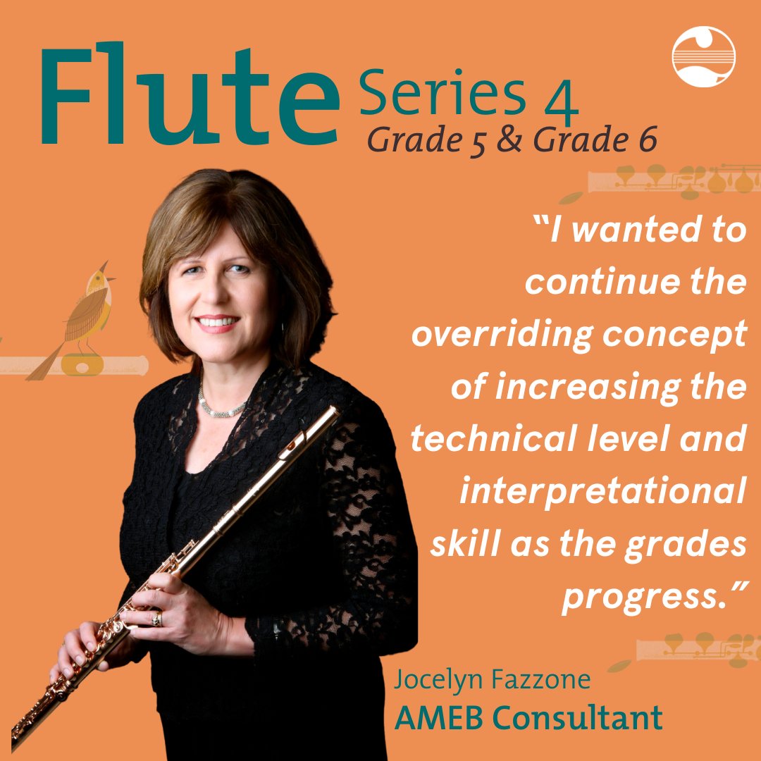 Go behind our new flute grades books: bit.ly/3uyL8QY

Consultant Jocelyn Fazzone explains how the new Flute Grade 5 and Grade 6 books maintain momentum for intermediate flute students and teachers by further building technique and musical skills.

#AMEB #flute #music