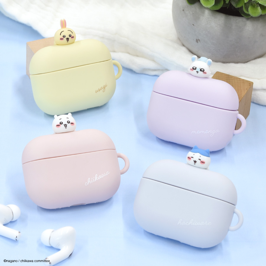 gourmandise_tw's tweet photo. ＼新発売／

#ちいかわ より
AirPodsPro(第2世代)対応のシリコンケースが発売決定✨

やさしいパステルカラーの本体に
ひょっこり可愛いマスコットがのってるよ❤

グルマンディーズオンラインショップ（https://t.co/UhasXuUgK3）
ちいかわらんど、ちいかわマーケットなどで2024年2月上旬販売予定♪ https://t.co/ydjwW69Pvz