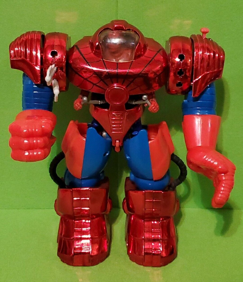 spideycrazyweb's tweet photo. Spider-man has a history of Mecha being it various toylines ranging from piloted transformers, giant armor and of course Leopardon. We also have a lego mecha with thwippy hands! https://t.co/Rv2pOzQf4c