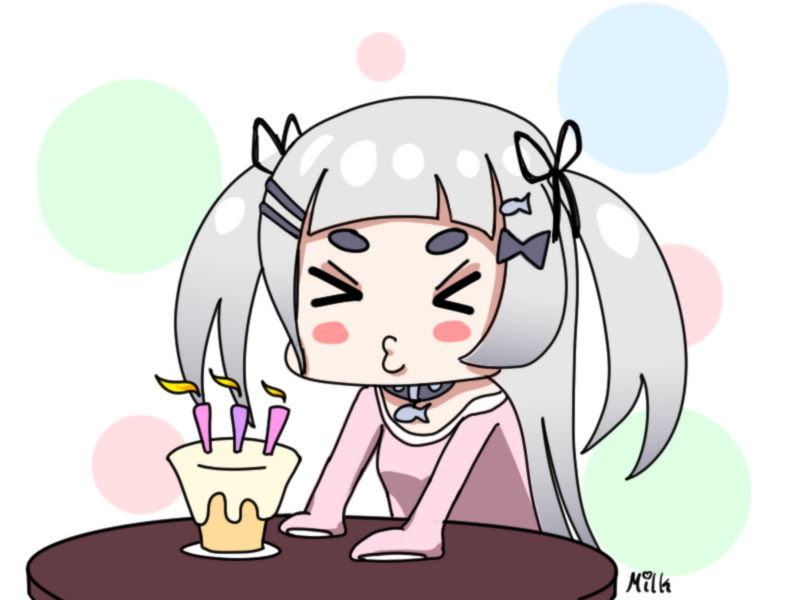HIHI  I FORGOR BUT IM LIVE FOR MY 3 YEAR VTUBER ANNIVERSARY AWAWA twitch.tv/snoozy

art by milk <3