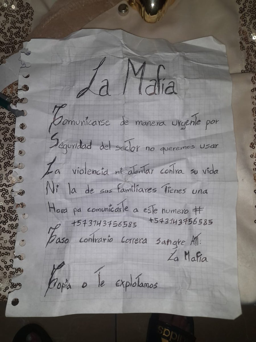 Atentos!!
En mucho lote VI, detrás del mall del norte, vacunadores están dejando panfletos en las casas.