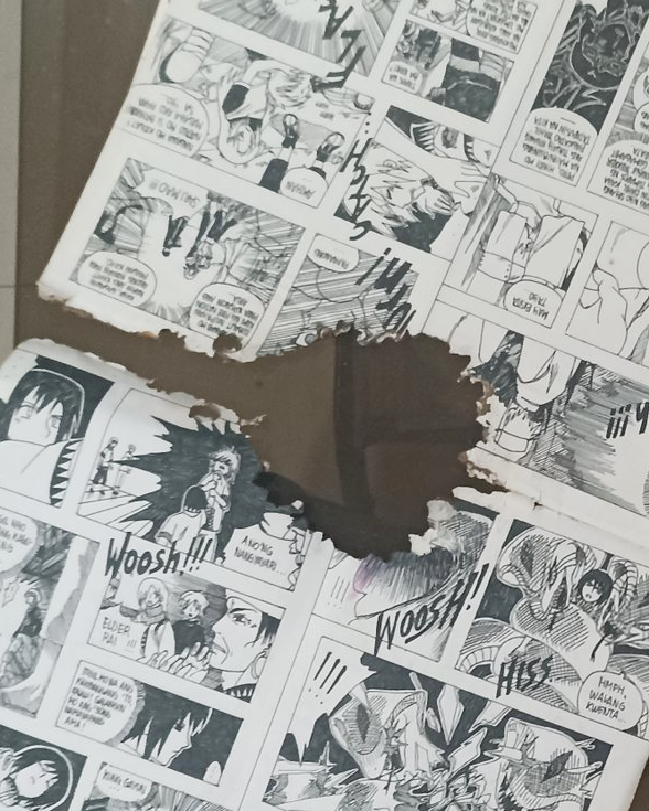 I found my old completed comics... but, at what cost?!?