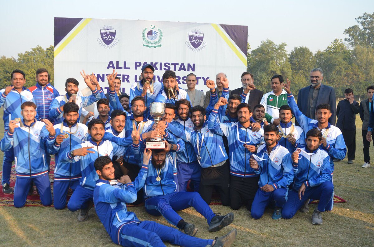 UNIVSSPORTS's tweet photo. Once again UCP has won all Pakistan University Athletics Championship 2023-24 held at University of Peshawar.

University Of Central Punjab https://t.co/P4B9zR0MGr