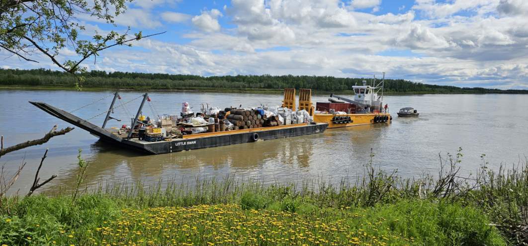 #DonlinGold, in partnership with the Native Village of Napaimute and the Delta Backhaul Company, helped make a long-standing discussion a reality this summer. Read about the fish camp backhaul project in the Delta Discovery: summer.Read.