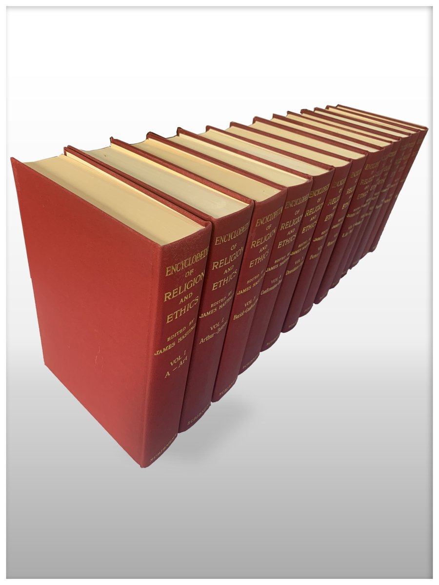 FinderRare's tweet photo. 🌟 Explore the profound realms of belief and ethics with the 'Encyclopaedia of Religion and Ethics' - 13 volumes taking you from A-Art to Zwingli! 🎨📖 Which volume sparks your curiosity? Dive into wisdom! #Religion #Ethics #KnowledgeJourney 🌐✨ https://t.co/ryIAzL05v5