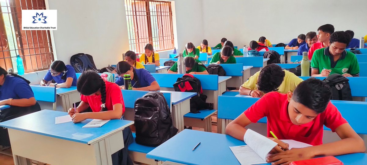 BectBhilai's tweet image. BECT in collaboration with Career Launcher hosted free Olympiad Exams for Class 10-12 students at SAGES Sec-6 &amp;amp; Deepak Nagar. With 250 eager participants, the event emphasized Science &amp;amp; General Aptitude, fostering healthy competition and growth. 🏅  #OlympiadExam