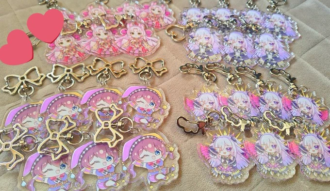ゴエリンにもってくアクキー届いた!