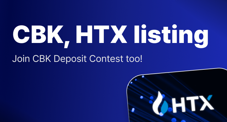 CobakOfficial's tweet photo. ๐ Big News! CBK is now tradable on HTX Exchange! ๐ Plus, don't miss out on our Deposit Event. Deposit CBK in the HTX app and you could earn up to 180 CBK! ๐ฐ Get in on the action now!
https://t.co/miEyB0lVIh
#Cobak #CBKonHTX #CryptoTrading #DepositEvent #EarnCBK https://t.co/nm2jUe8bzr