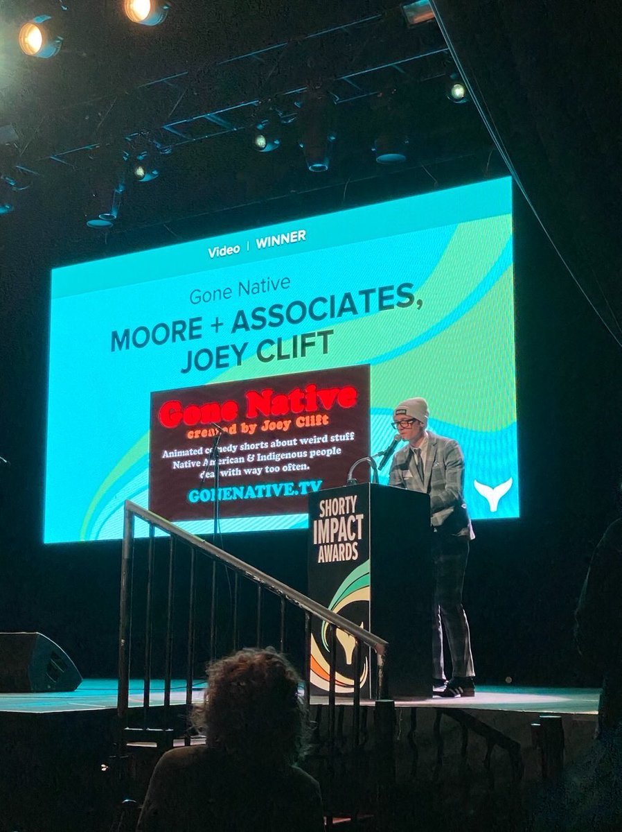 HEROESnVILLAINS's tweet photo. HUGE shout out to @joeytainment for winning THREE @shortyawards last week!!!๐ฅ
Congrats to Joey and the โGone Nativeโ team for winning Best Video, Best Video - Audience Vote, and Best Video Series - Bronze Award!
#ShortyAwards #GoneNative https://t.co/7ViZsWXDW3