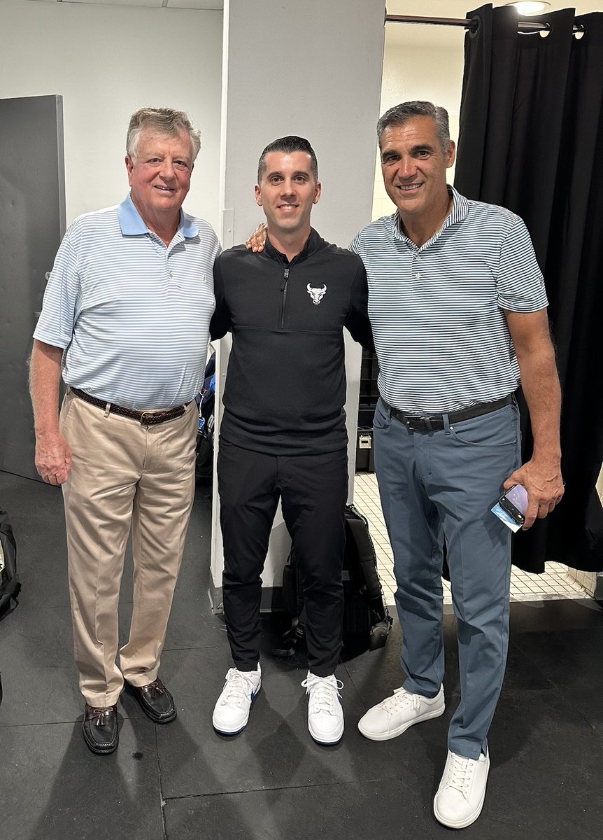 Jay Wright (@coachjaywright) on Twitter photo Warmed our hearts to see <a href="/coachGH3/">George Halcovage III</a> with his <a href="/UBuffaloMBB/">Buffalo Men's Basketball</a> team in Ft Meyers !! New team -
New culture being built !! Villanova legend Bill Melchioni supporting his guy. Once a wildcat always a wildcat . <a href="/NovaMBB/">Villanova MBB</a> Warmed our hearts to see <a href="/coachGH3/">George Halcovage III</a> with his <a href="/UBuffaloMBB/">Buffalo Men's Basketball</a> team in Ft Meyers !! New team -
New culture being built !! Villanova legend Bill Melchioni supporting his guy. Once a wildcat always a wildcat . <a href="/NovaMBB/">Villanova MBB</a>