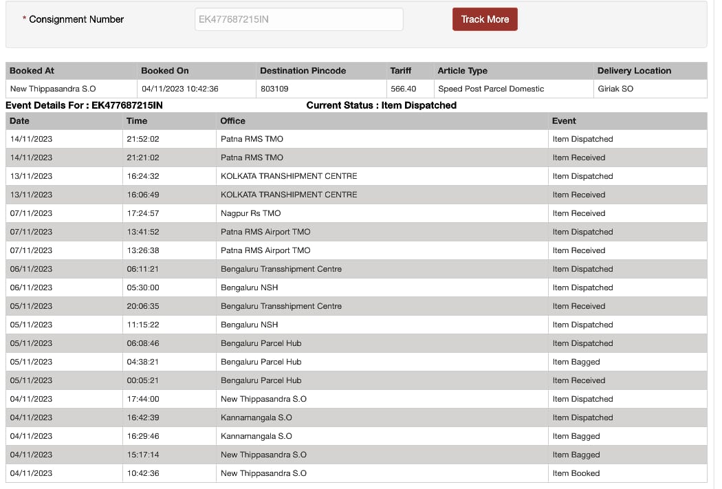 sanpritnayan's tweet photo. @mygovindia @IndiaPostOffice why there is no update on this through any channel. I am trying to connect through all the channels. https://t.co/fYAU5jNZ0Z