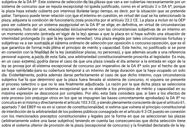 pauamarti's tweet photo. 👩‍⚖️ATSJ PV 02.11.23 (ECLI:ES:TSJPV:2023:161A)

Plantea cuestión de inconstitucionalidad contra la DA8 de la Ley 20/2021 por posible vulneración del principio de interdicción de arbitrariedad de los poderes públicos del artículo 9.3 CE en relación con el artículo 103 CE. https://t.co/9RasMSmnl6