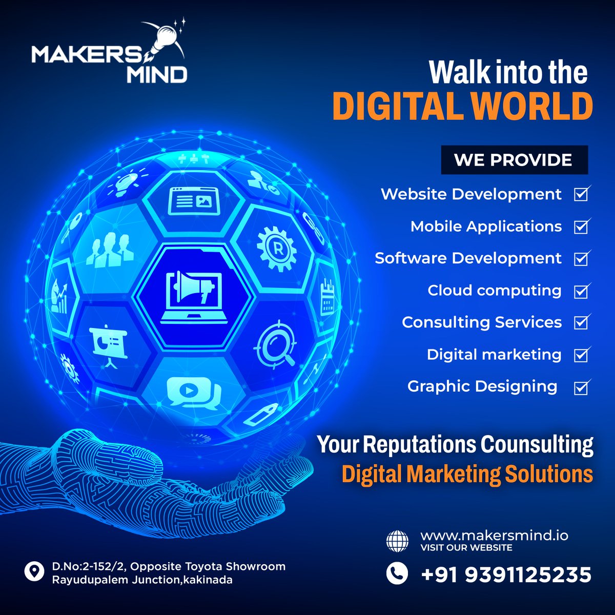makersminds1's tweet image. Expand your reach! Enhance your online presence to connect with a broader audience.
.
contact: 9391125235
visit : makersmind.io
.
#digitalmarketingservices #appdevelopmentservices #socialmediamarketingservices   #webdevelopmentservices #makersmind #usa #india