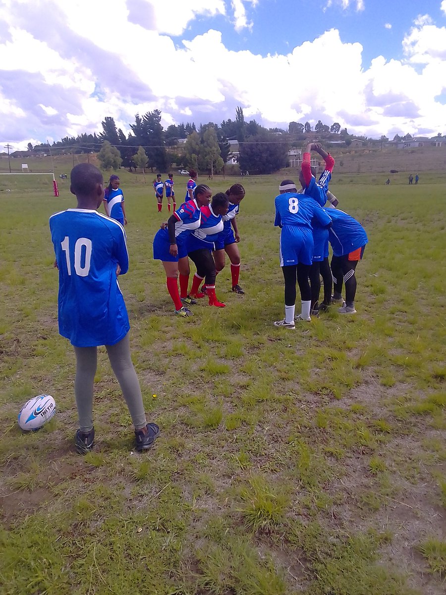 coach_n's tweet photo. Great game played in Butha Buthe Nul Spears ladies 12 Vs Mabita Gorrilas  seniors 10 @LesothoRugAcad @DolenCymru @DCAylward @quinsfoundation @theatlascharity @MaceyRugby @mrmotseremeli @eco https://t.co/5aO6mgqfbO