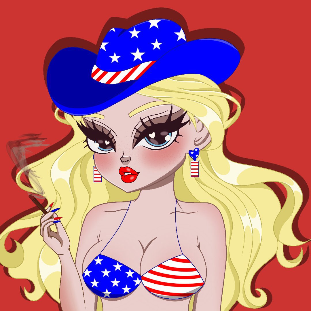 I am so happy for <a href="/peachysquad_nft/">Peachy Squad</a> and <a href="/lilypoe_art/">Lily</a> being selected to exhibit art at #NFTNYC2024  and I am so honored she selected my cowgirl as part of the display. 💖💖💖 proud of you. #ImACelebrity