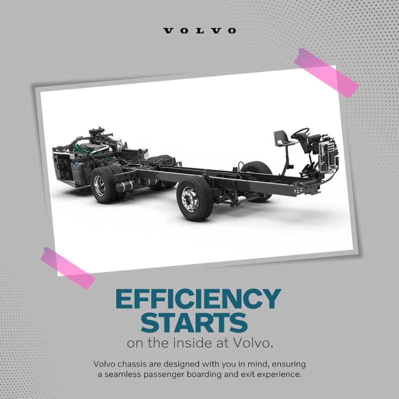VolvoBusesIN's tweet photo. At Volvo, our aim is to make every journey a more efficient and pleasant one for you! Volvo Chassis are designed with a passenger-friendly layout to enable easy boarding and exit, making sure you have a seamless experience. 
#SafetyFirstWithVolvo #VolvoBusesIndia https://t.co/OyNw1sxCcf