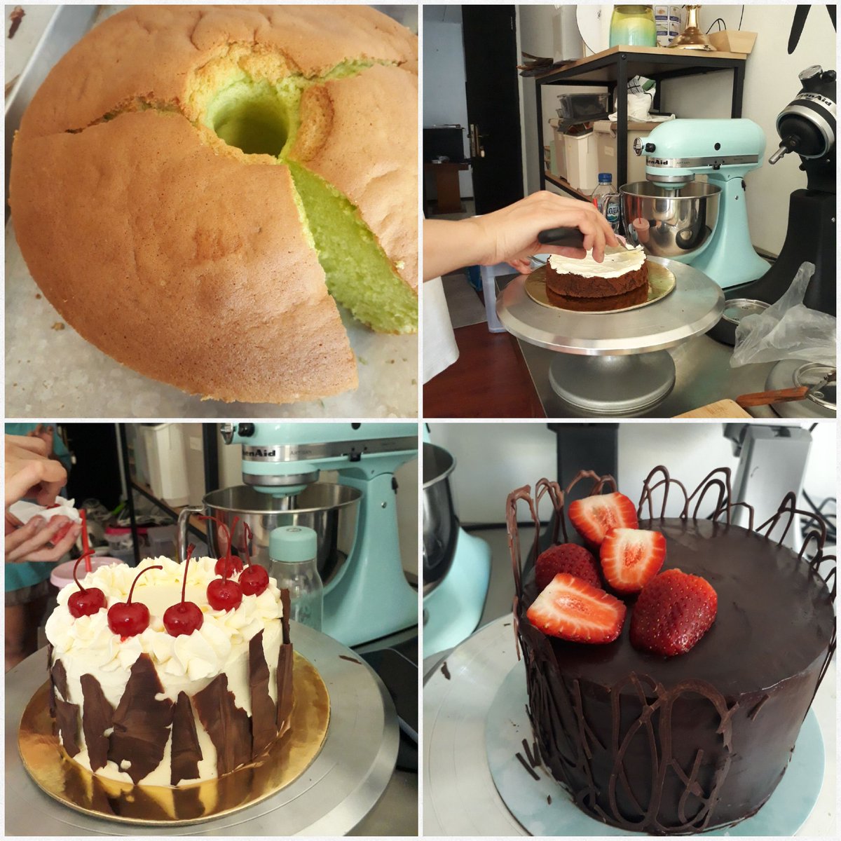 pramitayaa's tweet photo. Kelas private di Kelapa Gading, dgn menu:
Pandan Chiffon
Black Forest
Triple Chocolate Cake

Entah utk usaha atau biar bs bikinin olahan2 enak buat keluarga, yakinlah semua org akan bisa baking👌

Yg mau tanya2 ttg kelas private, silakan DM aja❤ https://t.co/DTAYg5sGOe