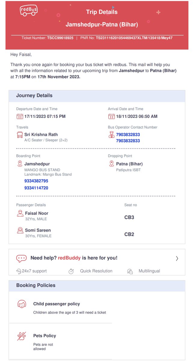 sofaisticate's tweet photo. SCAMMED BY @redbus_in. Booked 2seats online, but they asked us to sit on a bench behind the driver while boarding! My wife and I couldn't travel under those conditions having paid so much, so we did not board. #redbusfraud #fraudalert #consumerfraud @prakashsangam @alluarjun https://t.co/LTRMXbxtif