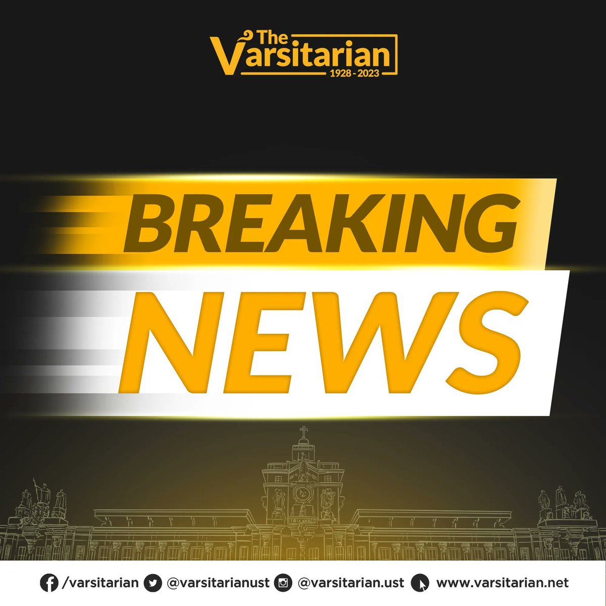 varsitarianust's tweet image. BREAKING: Face-to-face classes and work will resume tomorrow, Nov. 22, the UST Office of the Secretary General has announced.

This comes despite transport group Manibela's announcement of a new three-day transport strike starting tomorrow, Nov. 22, until Friday, Nov. 24, to…
