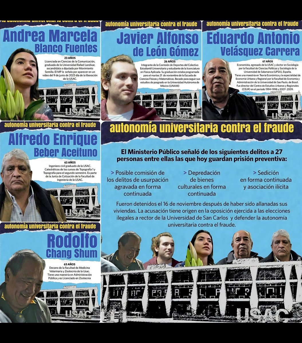 sincensuraGua's tweet image. #LibertadPresosPoliticos #Nomaspresospoliticos