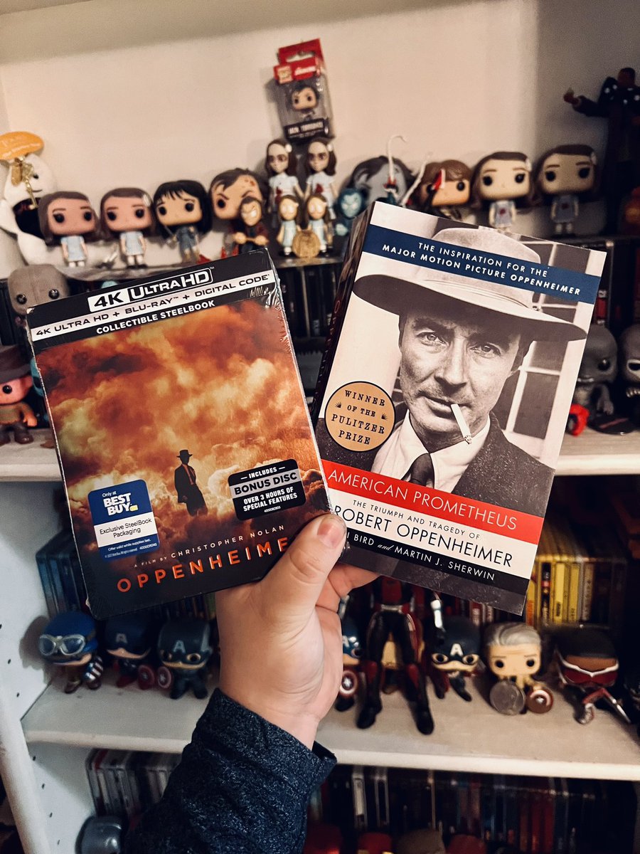 Big day for annoying people (me) #Oppenheimer #Steelbook #4KUltraHD #AmericanPrometheus